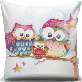 Aberto Design Cojín Multicolor 43 x 43 cm con Relleno de Silicona